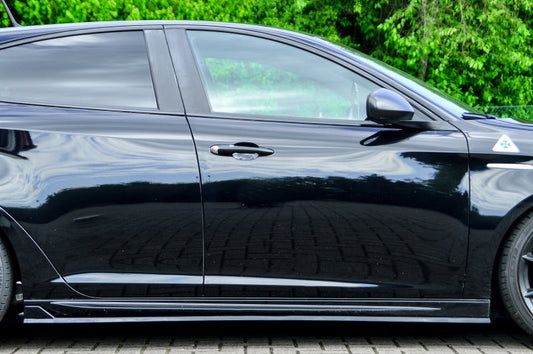 CUP 4 Seitenschweller Alfa Romeo Giulietta Bj.: 2010-2016 Schwarz Glanz