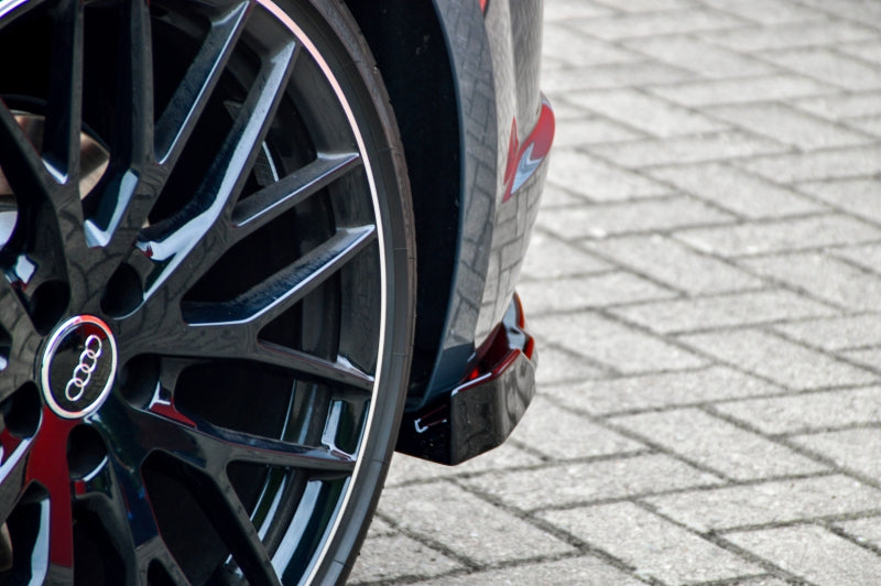 Heckansatz L/R Audi TTS, 8J-FV/8S Facelift ab Bj.: 9/2018- Schwarz Matt