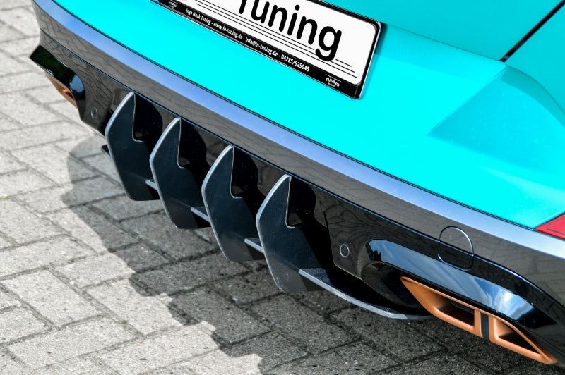 Gefräster Heckansatz Cupra Formentor ab Bj.: 2020- Schwarz Matt