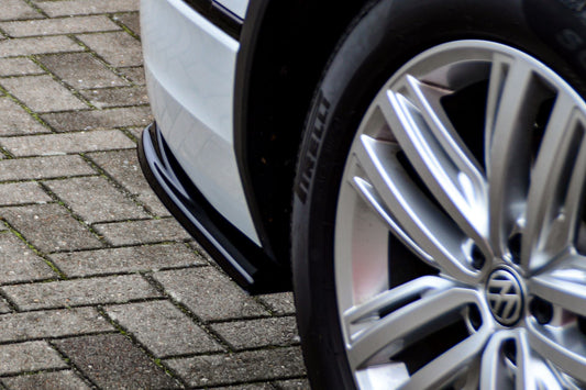 Heckansatz Seitenteile ABS Volkswagen Tiguan 2 Typ AD1 Schwarz Matt