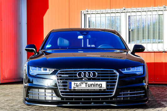 CUP Frontspoilerlippe ABS mit Seitenwing Audi A7 4G C7 Facelift Carbon