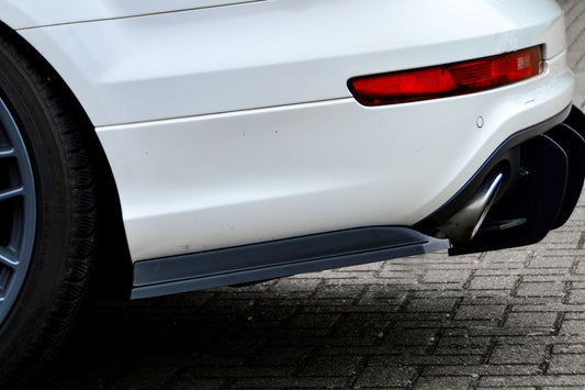 Heckansatz Seitenteile ABS Audi Q7 4L Bj.: 2009-2015 Schwarz Matt