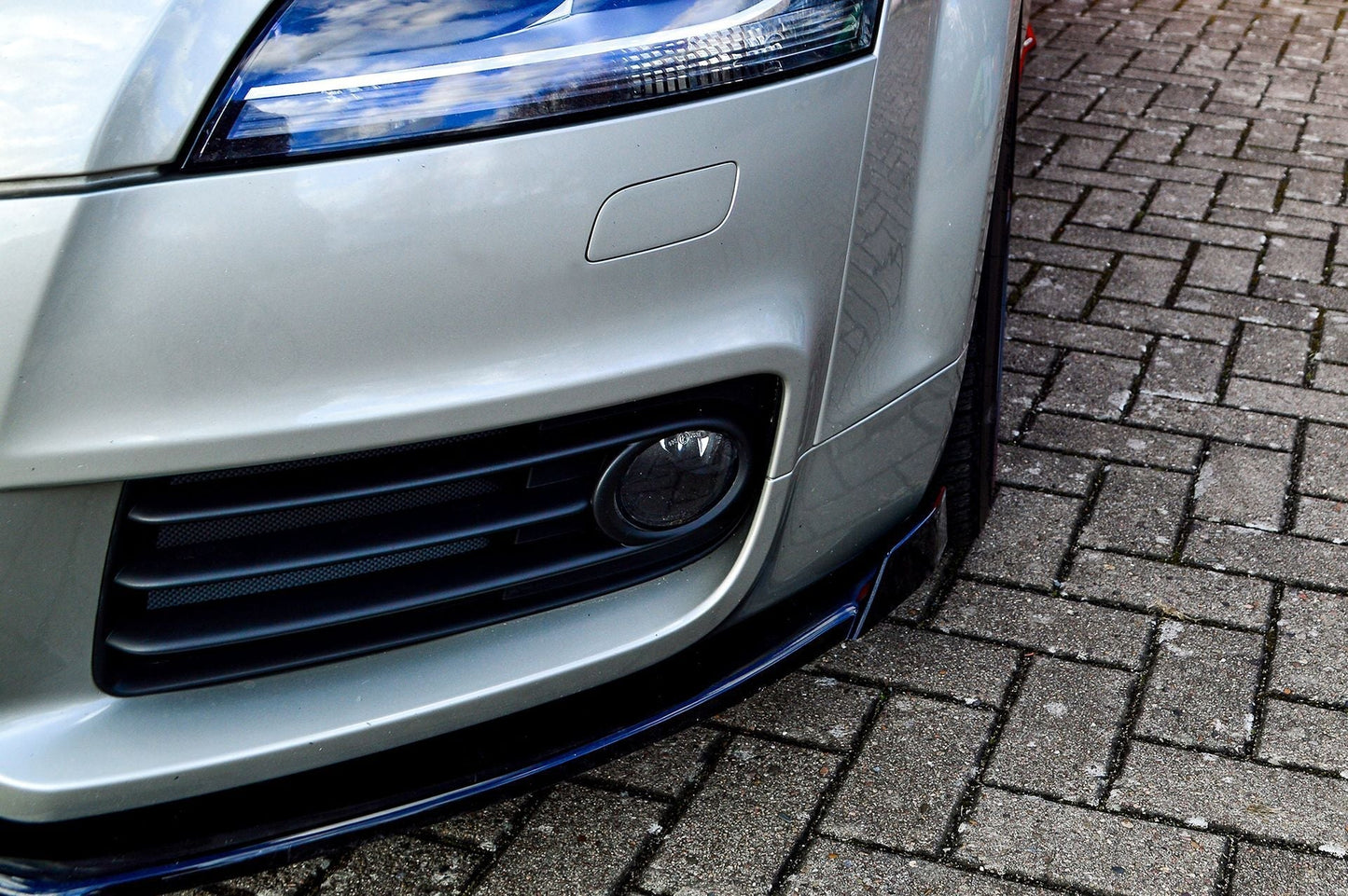 CUP Frontspoilerlippe ABS mit Seitenwing Audi TT 8J S-Line Carbon