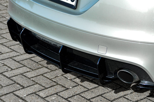 Gefräster Heckansatz Audi TT 8J S-Line Ab Bj.: 2006-2014 Schwarz Matt