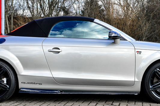 CUP Seitenschweller Wing Audi TT 8J Ab Bj.: 2009- Schwarz Glanz