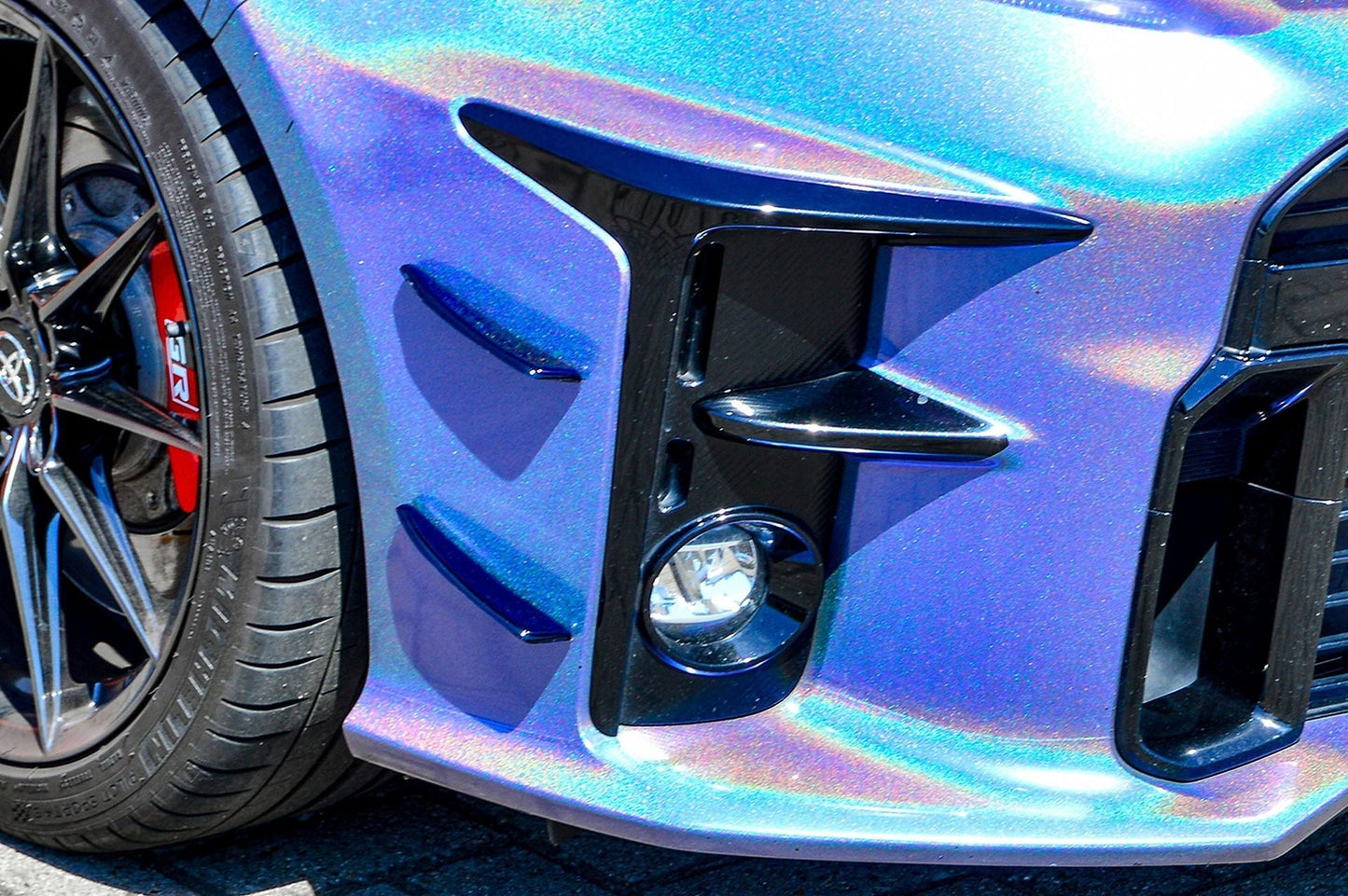 Seitenflaps Satz Toyota Yaris GR XP21 ab Bj.: 2020- Schwarz Matt