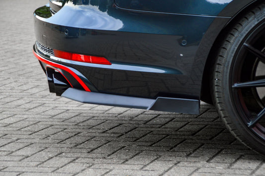 Heckansatz Seitenteile ABS Audi S4 Typ: B9 Bj.:2015-2019 Schwarz Glanz