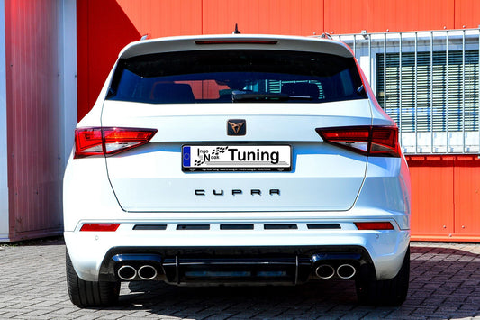 Gefräster Heckansatz Cupra Ateca 5FP Bj.: 2018-2020 Schwarz Matt