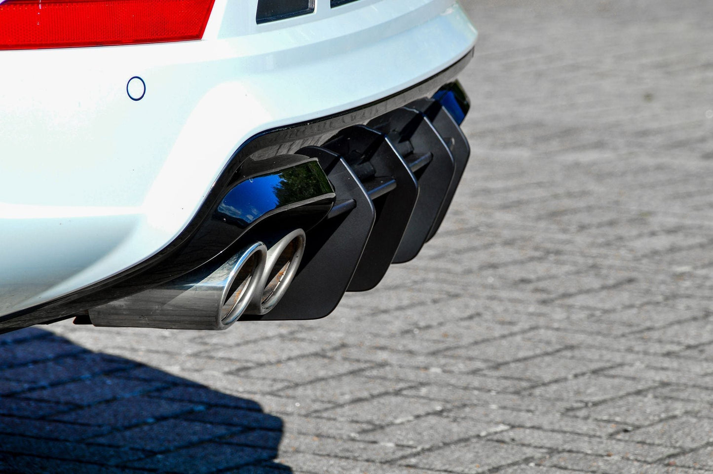 Gefräster Heckansatz Cupra Ateca 5FP Bj.: 2018-2020 Schwarz Matt
