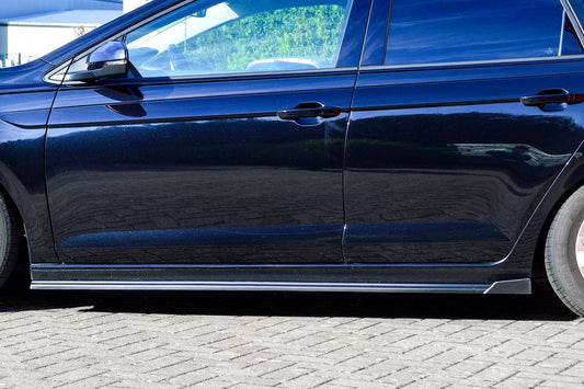 Seitenschwellersatz mit Wing Volkswagen Polo 6 , 2G/AW Schwarz Matt
