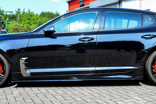 Seitenschwellersatz mit Wing Kia Stinger CK Ab Bj.:2017- Carbon
