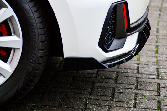 Heckansatz Seitenteile ABS Audi A1 (GB) ab Bj.2018- Schwarz Glanz