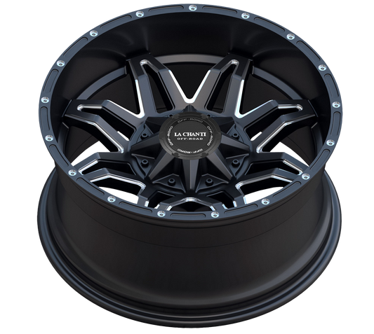 La Chanti LC-OF 3 Gloss Black Milled Spockes