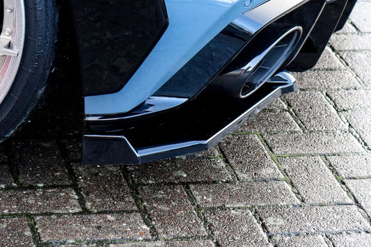 Heckansatz Seitenteile ABS Audi R8, 4S Coupe + Roadster Schwarz Matt