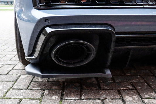 Heckansatz Seitenteile ABS Audi R8, 4S Coupe + Roadster Schwarz Matt