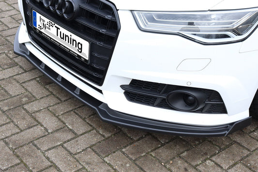 CUP Frontspoilerlippe ABS mit Seitenwing Audi A6 + S6, 4G, C7 Carbon