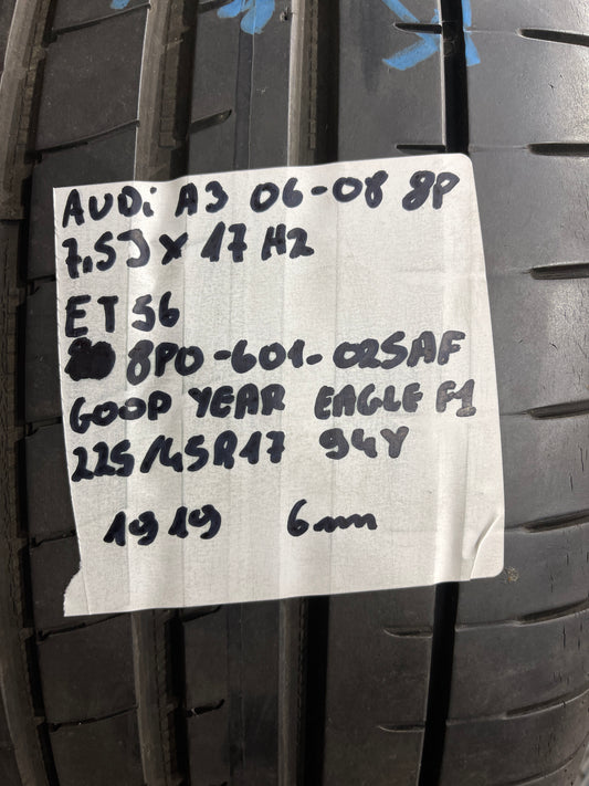 Audi A3 225/45R17 8P0601025AF Alufelge 6mm Sommerräder
