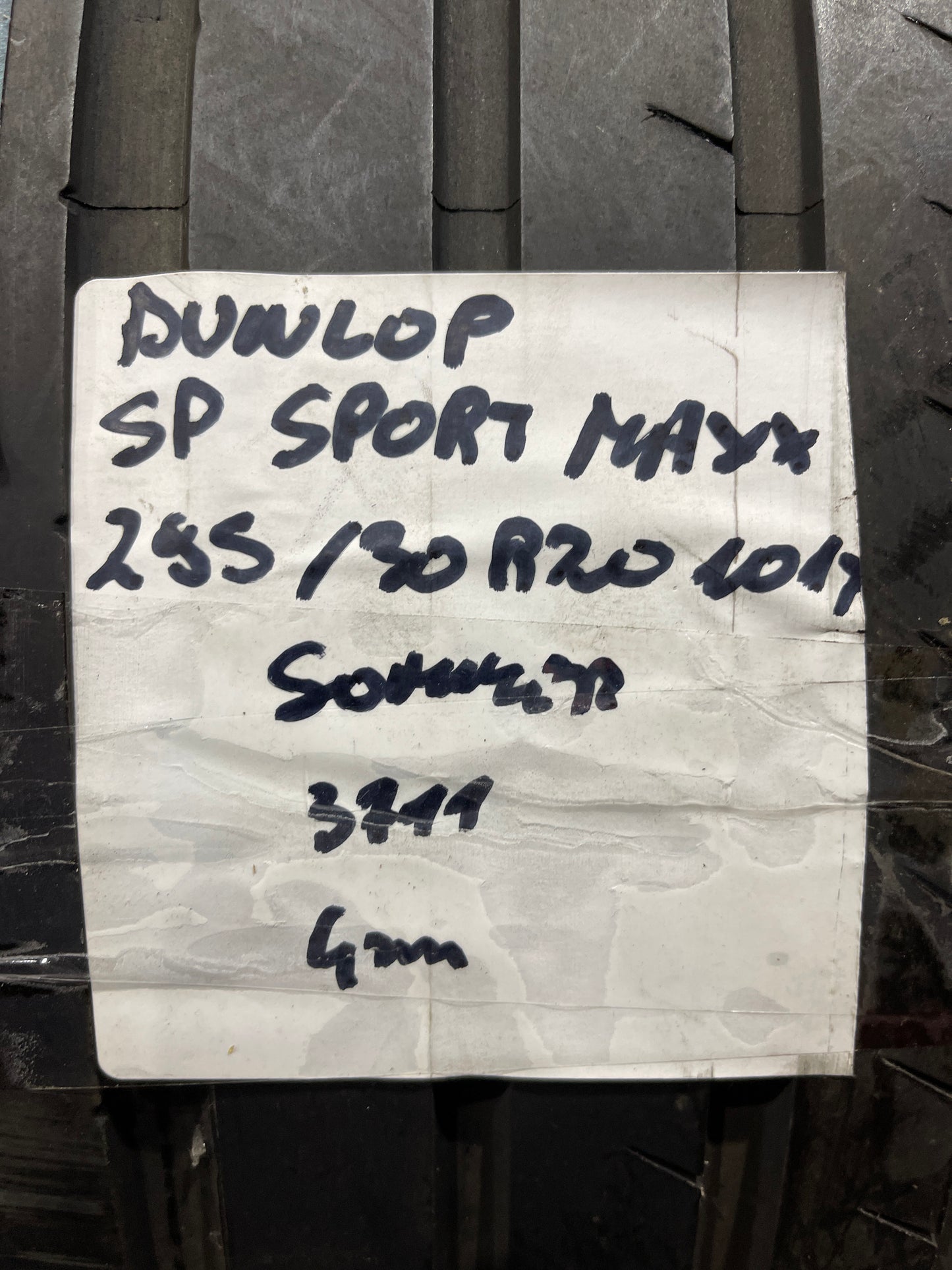 2x Dunlop SP Sport Maxx 295/30ZR20 101Y Sommerreifen
