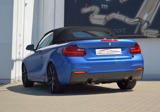 FMS 90mm Duplex-Sportendschalldämpfer BMW 2er F22 / F23