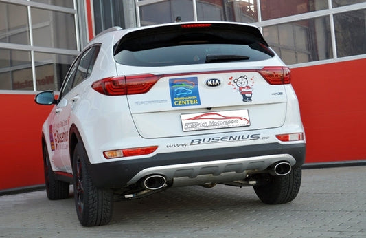 FMS 70mm Duplex Sportendschalldämpfer KIA Sportage (QL)