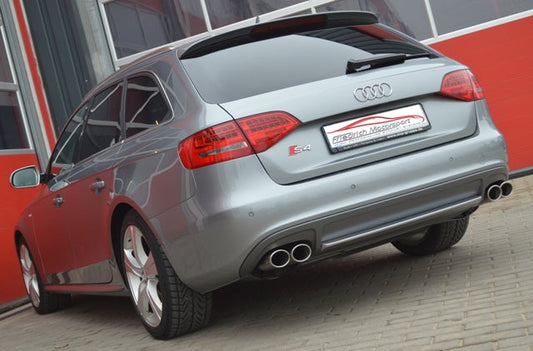 FMS 70mm Duplex Sportendschalldämpfer Audi S4 B8 Quattro