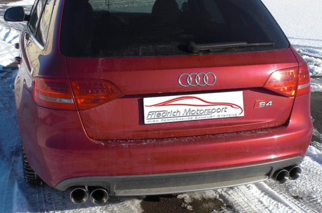 FMS 70mm Duplex Sportendschalldämpfer Audi S4 B8 Quattro