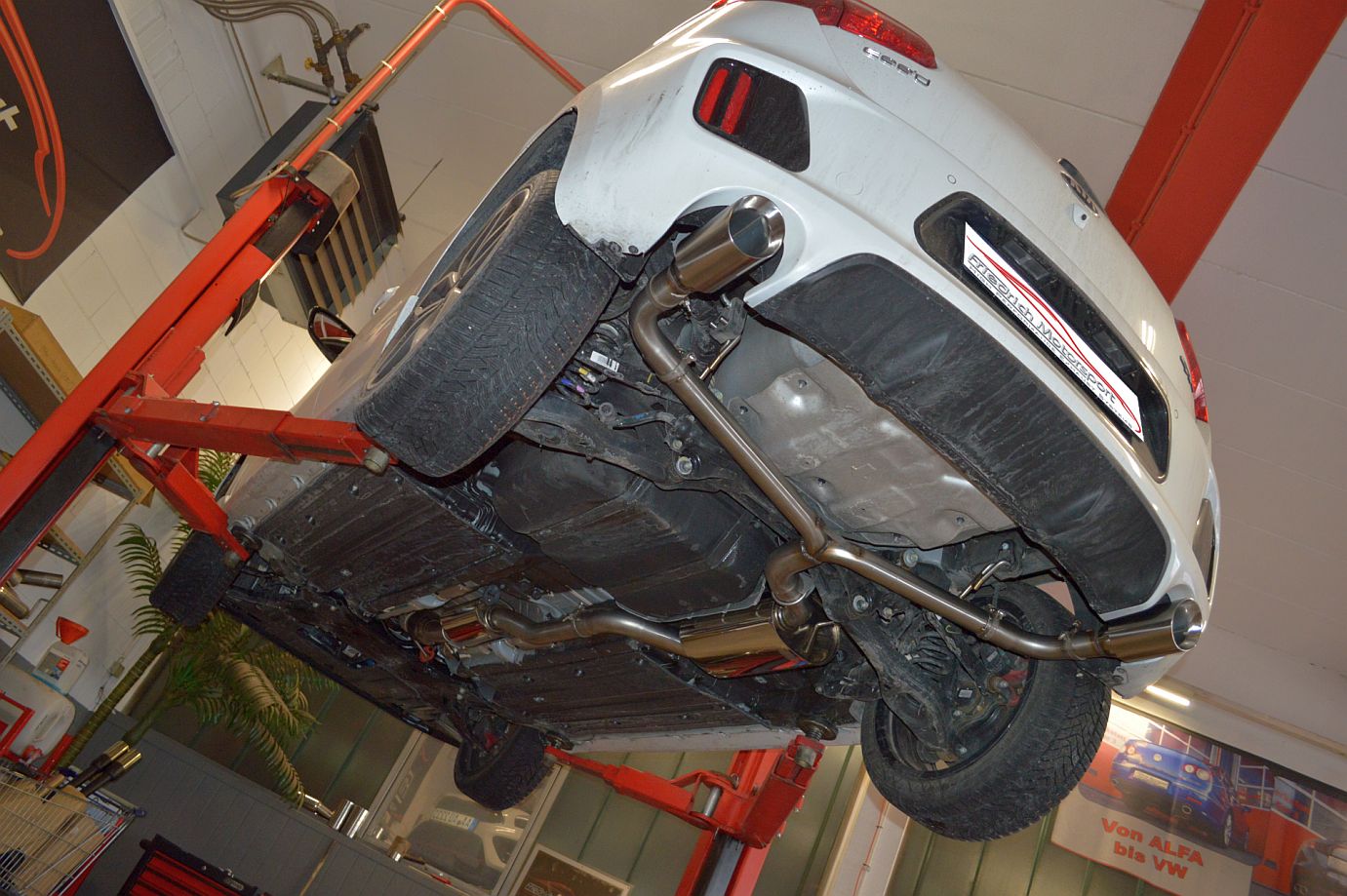 FMS 70mm Duplexanlage KIA Cee d und Pro Cee d GT (JD)