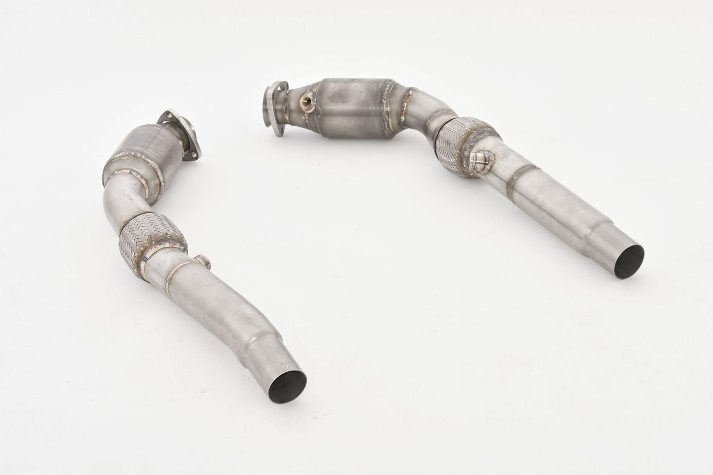 FMS 70mm Vorderrohr-Satz mit 200 Zellen Sport-Kat. Audi RS4 B7 (8EC/8ED/8H) Quattro