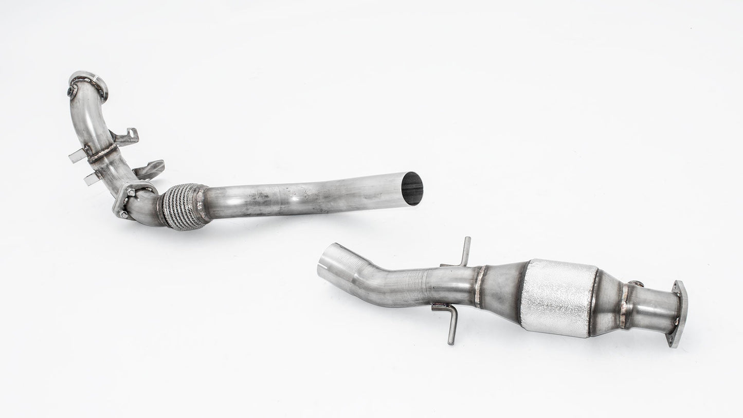 Friedrich Motorsport 70mm Downpipe mit 200 Zellen Sport-Kat. Edelstahl