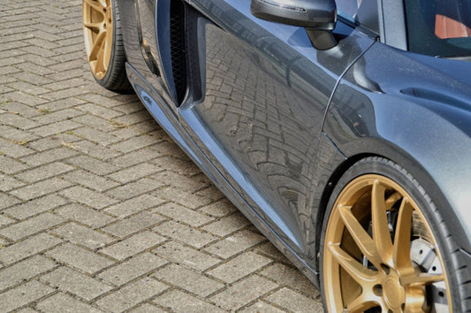 Seitenschwellersatz ABS Audi R8, 42 Bj.: 2006-2015 Schwarz Matt