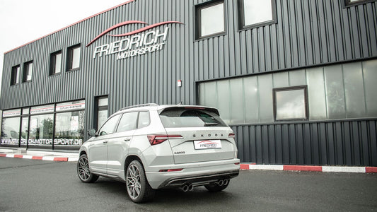 Friedrich Motorsport Duplex-Sportendschalldämpfer Skoda Karoq NU Frontantrieb