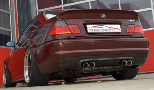 Friedrich Motorsport Rennsport Duplex-Sportendschalldämpfer BMW E46 M3/CSL