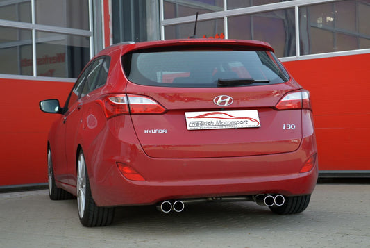 FMS Duplex Sportendschalldämpfer Hyundai i30 Kombi GD