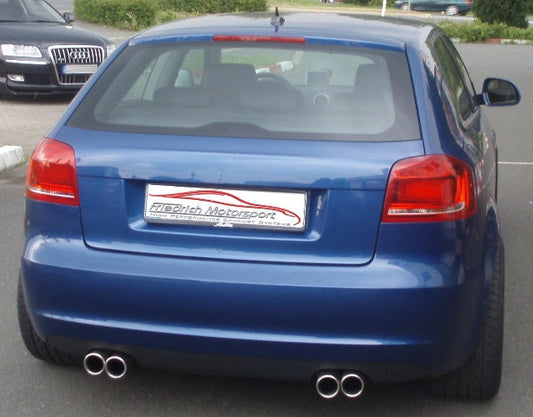 FMS Duplex Sportendschalldämpfer Audi A3 8P Frontantrieb