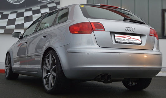 FMS 76mm Sportendschalldämpfer Audi A3 8P Sportback Quattro