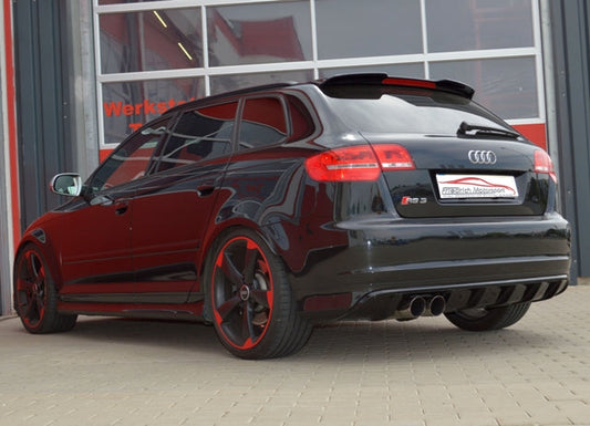 FMS 76mm Sportendschalldämpfer mit Klappensteuerung Audi RS3 8P Sportback Quattro