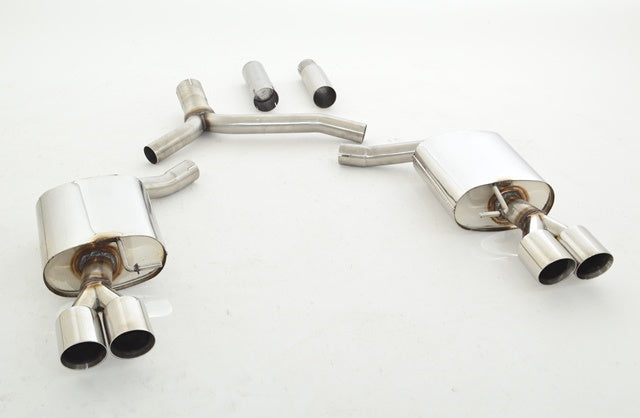 FMS 76mm Duplex-Sportendschalldämpfer Audi A5 B8 Sportback Frontantrieb und Quattro