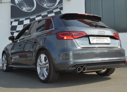 FMS 76mm Sportendschalldämpfer Audi A3 8V Sportback Quattro