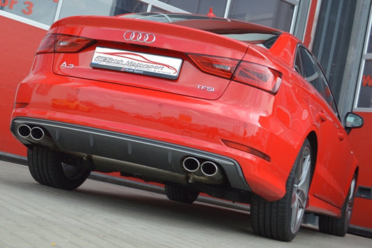 FMS Duplex Sportendschalldämpfer Audi A3 8V Limousine Frontantrieb