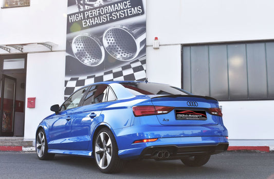 FMS Sportendschalldämpfer Audi A3 8V Limousine Frontantrieb