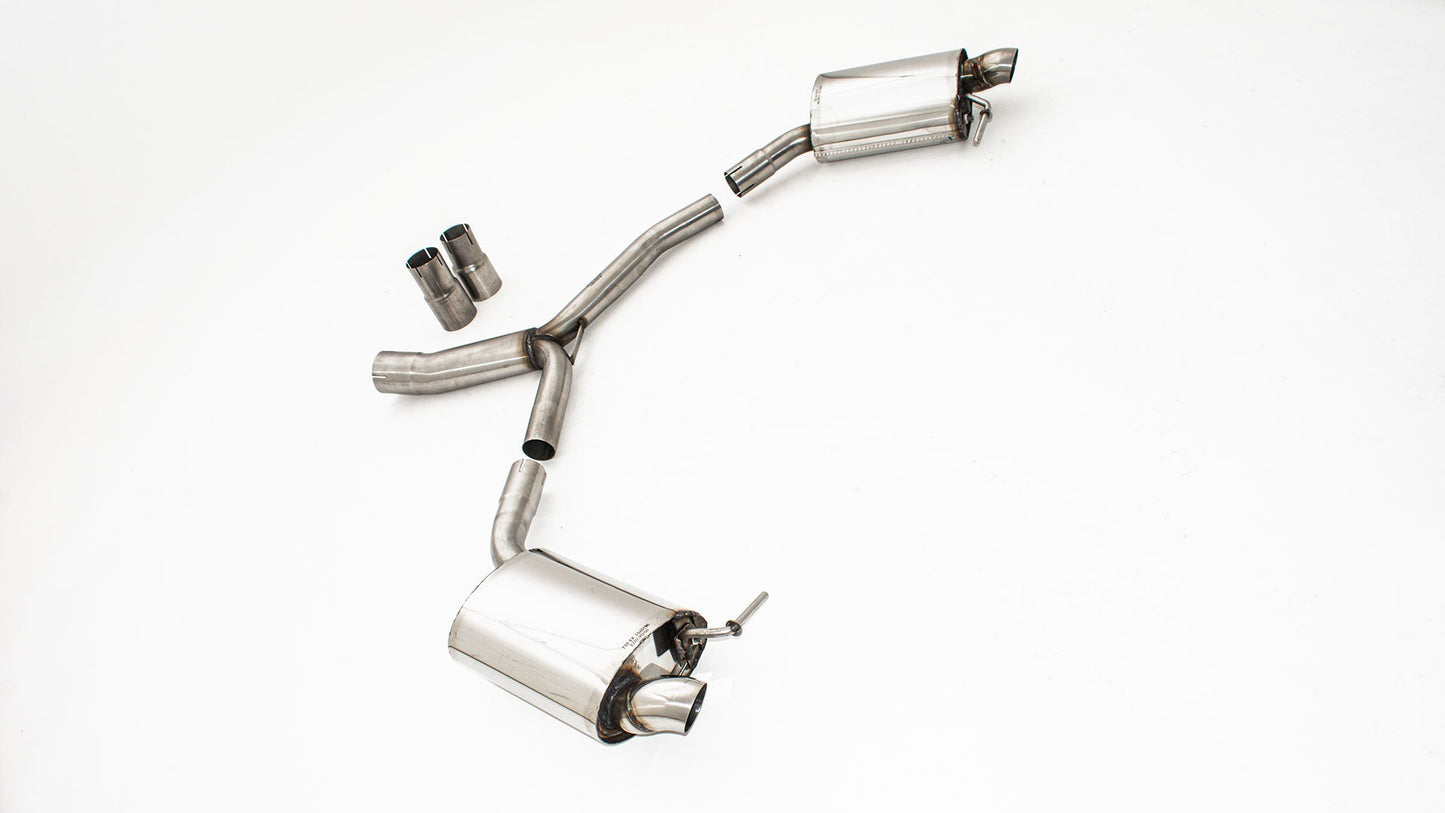 Friedrich Motorsport 76mm Duplex-Sportendschalldämpfer Audi A5 B9 (F5/B8) Coupe und Cabrio
