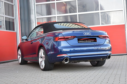 Friedrich Motorsport 76mm Duplex-Sportendschalldämpfer Audi A5 B9 (F5/B8) Coupe und Cabrio