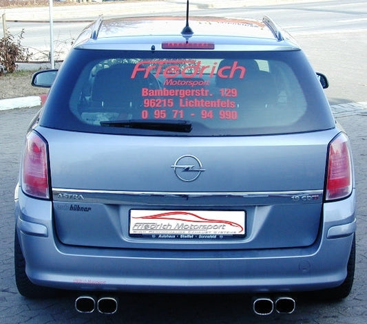 FMS Duplex Sportendschalldämpfer Opel Astra H Caravan