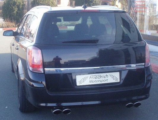 FMS Duplex Sportendschalldämpfer Opel Astra H Caravan