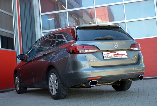 FMS 76mm Duplex-Sportendschalldämpfer Opel Astra K Sports Tourer