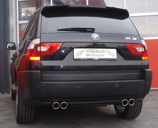 FMS Duplex Sportendschalldämpfer BMW X3 E83