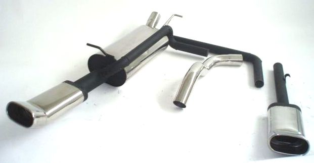 FMS Duplex Sportendschalldämpfer VW Golf IV