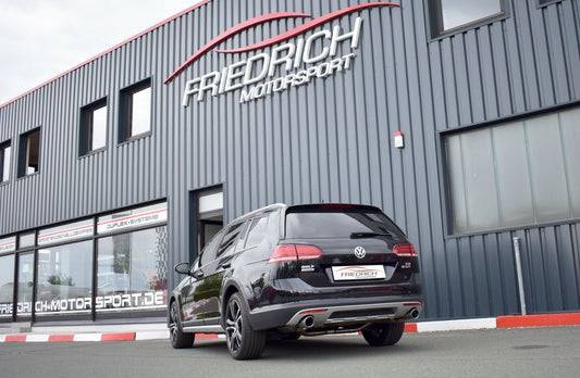 Friedrich Motorsport 76mm Duplex-Sportendschalldämpfer VW Golf VII Variant Alltrack