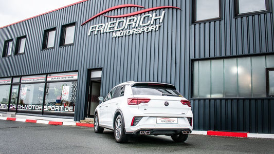 Friedrich Motorsport 76mm Duplex-Sportendschalldämpfer VW T-ROC 4motion