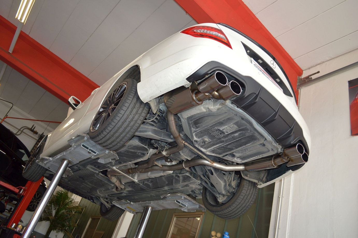 FMS Duplex-Sportendschalldämpfer Mercedes C/S/W204 C-Klasse